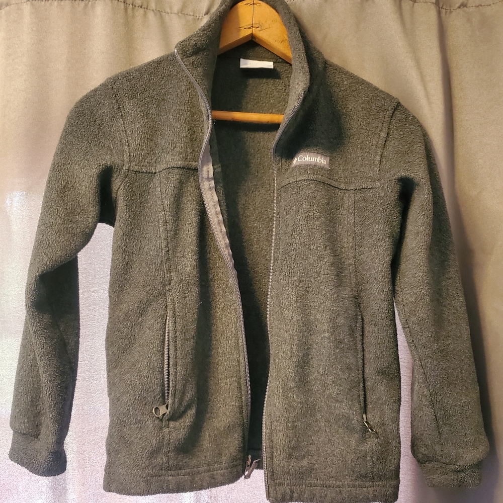Kids Columbia small grey fleece